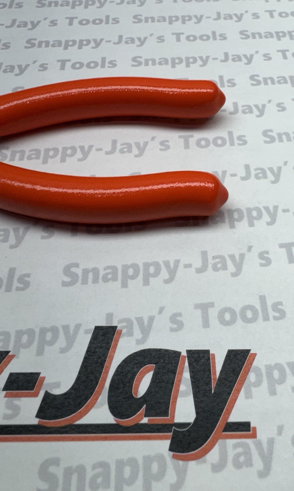 Snap-on Tools USA NEW ORANGE 6″ Soft Grip Needle Nose Pliers 95ACFO