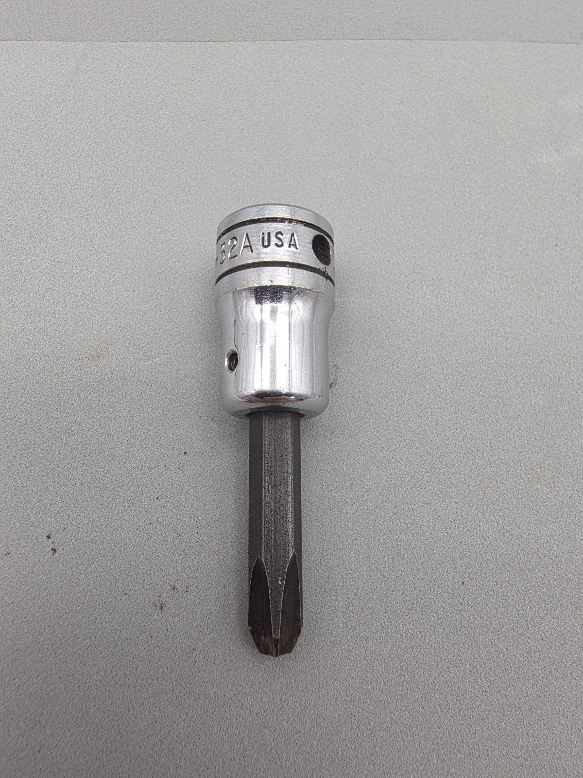 Snap-On Tools 3/8″ Drive # 3 Phillips (Cross Tip) Chrome Socket Driver FP32A USA