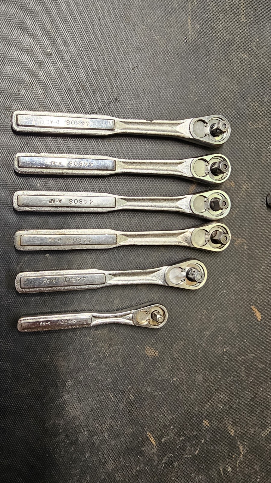 Lot Of 6 Craftsman Ratchets Non USA 44808 44811 44807