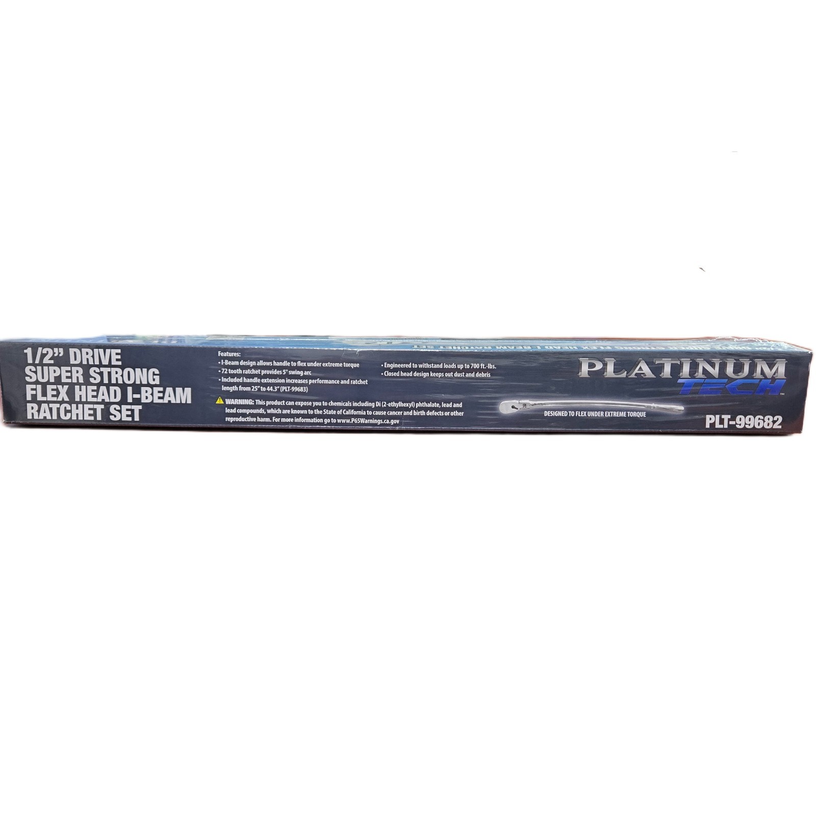 PLT-99682 – 1/2″ Drive Super Strong Flex Head I-Beam Ratchet Set