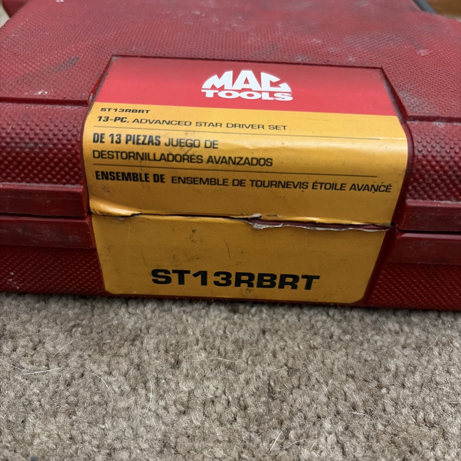 MAC TOOLS ST13RBRT 13 Peace ADVANCED TORX SOCKET SET. 1/4, 3/8 AND 1/2 DRIVE