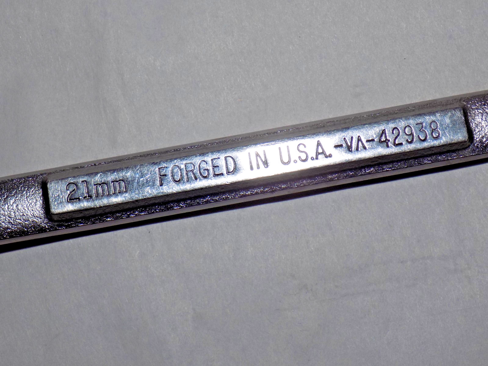 A++ USA Craftsman 42938 -VA- 21MM Combo Wrench-No Etchings