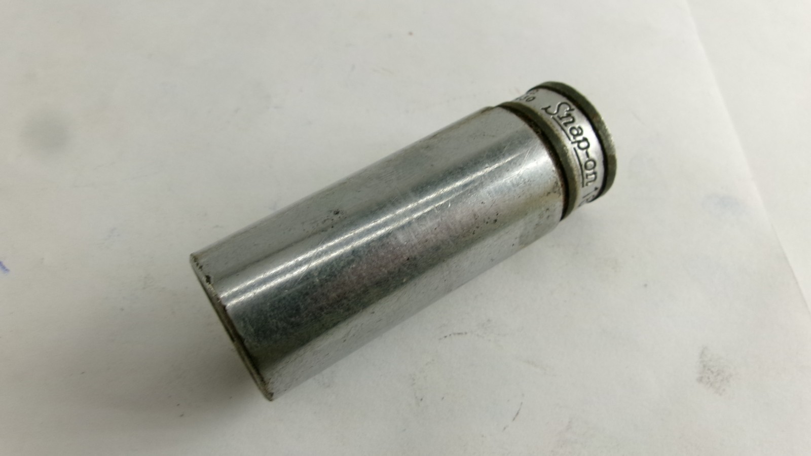 Snap-on tools 3/8″ drive 18mm metric 6 point Deep Socket SFSM18 Nice!