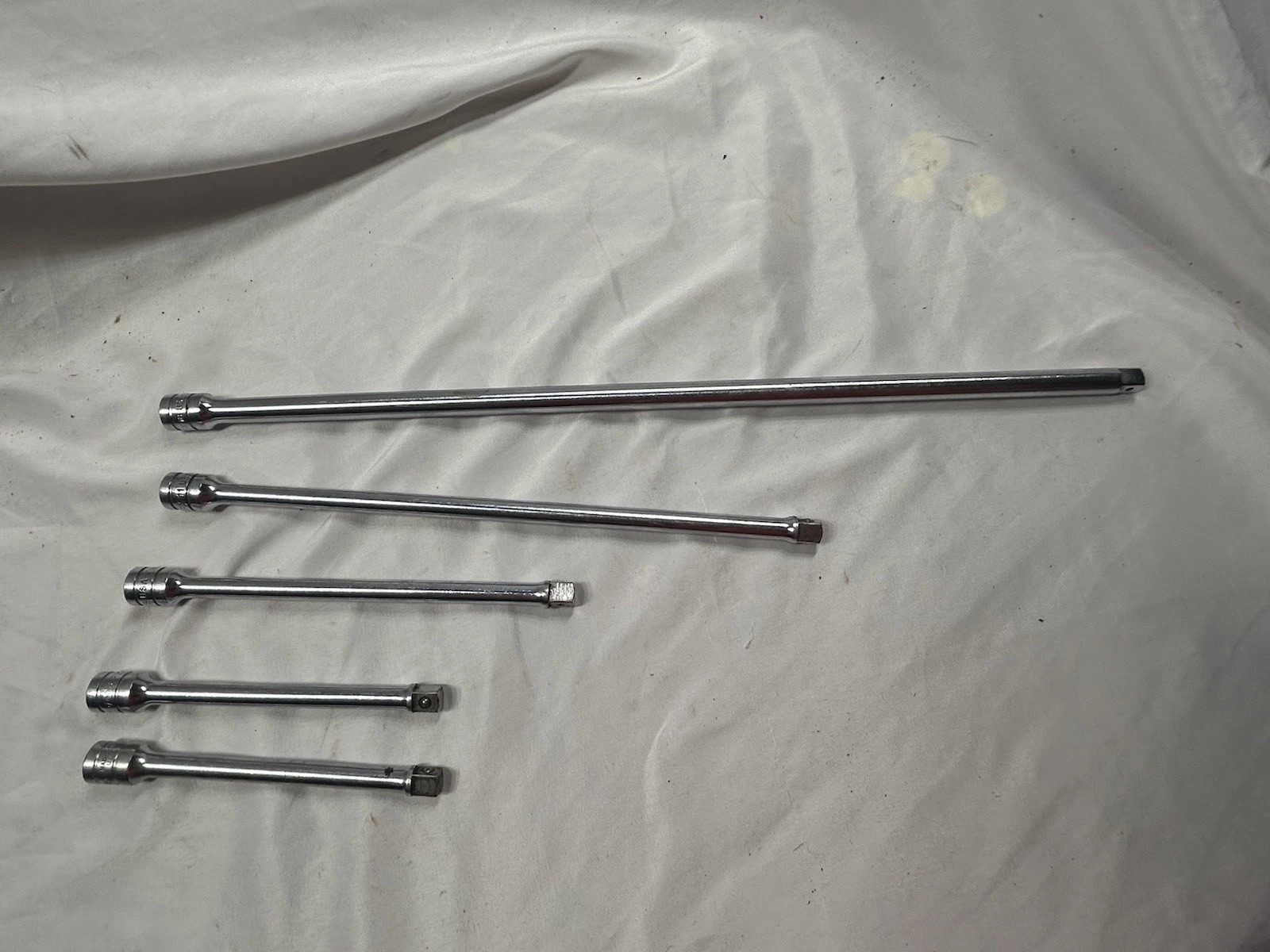 Snap-on 3/8″ Drive Extension Bar 5pc Set [owner Marks) 6”-8”-11”-18”