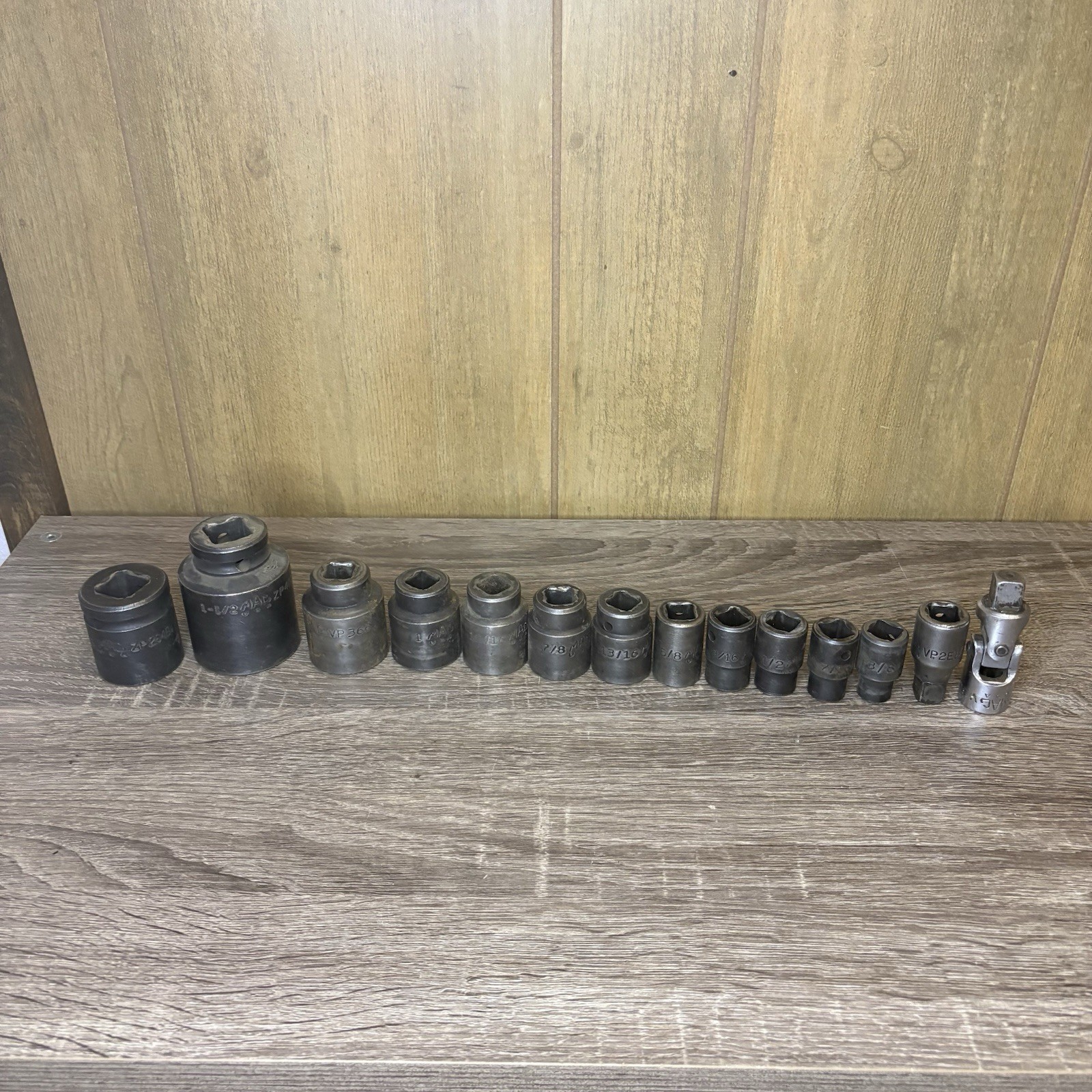 MAC Tools 1/2″ Drive SAE Impact Socket Set VP- SERIES 3/8”~1-1/8” 3/4” Dr 1-1/2”