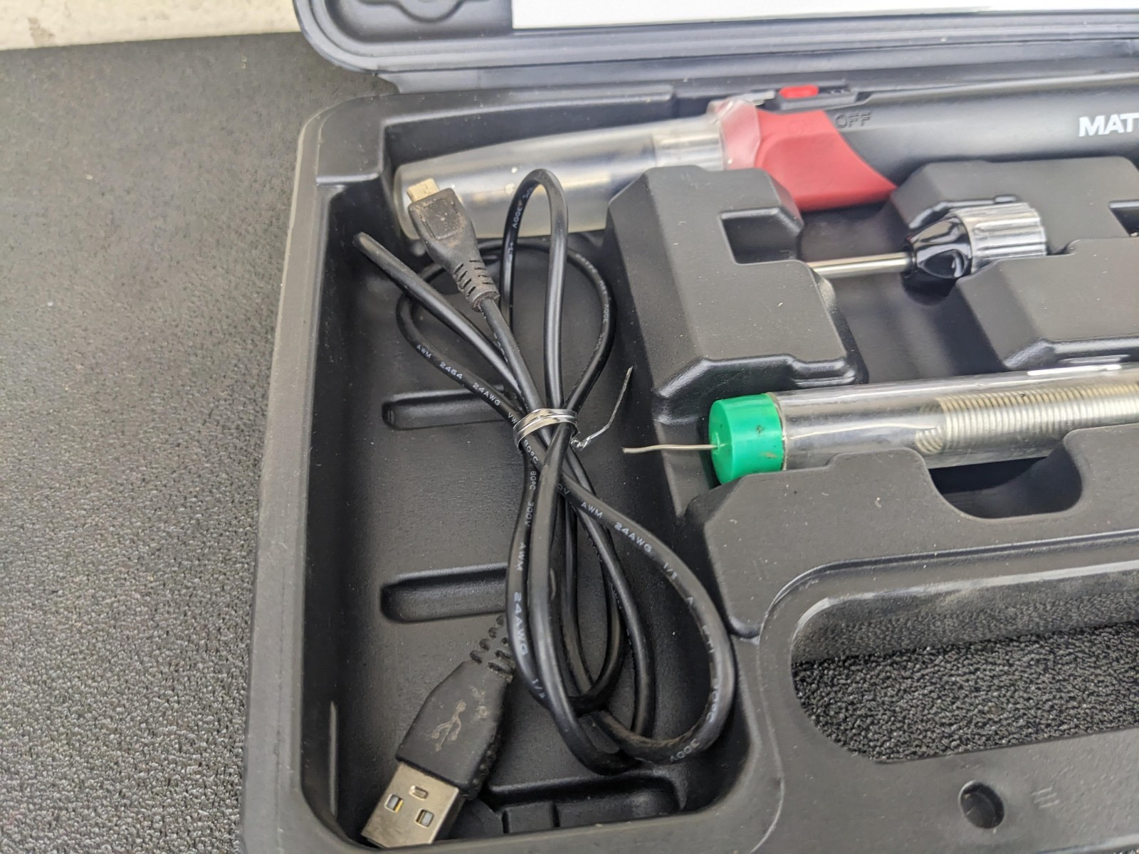 #bn885 Matco Tools SKR-01 Electric Cordless Rechargeable Soldering Iron