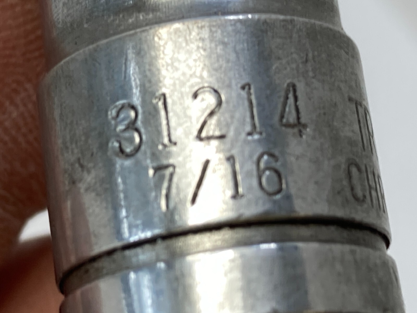 (2) True Craft sockets ~ 3/8″ drive ~ 10mm + 7/16″