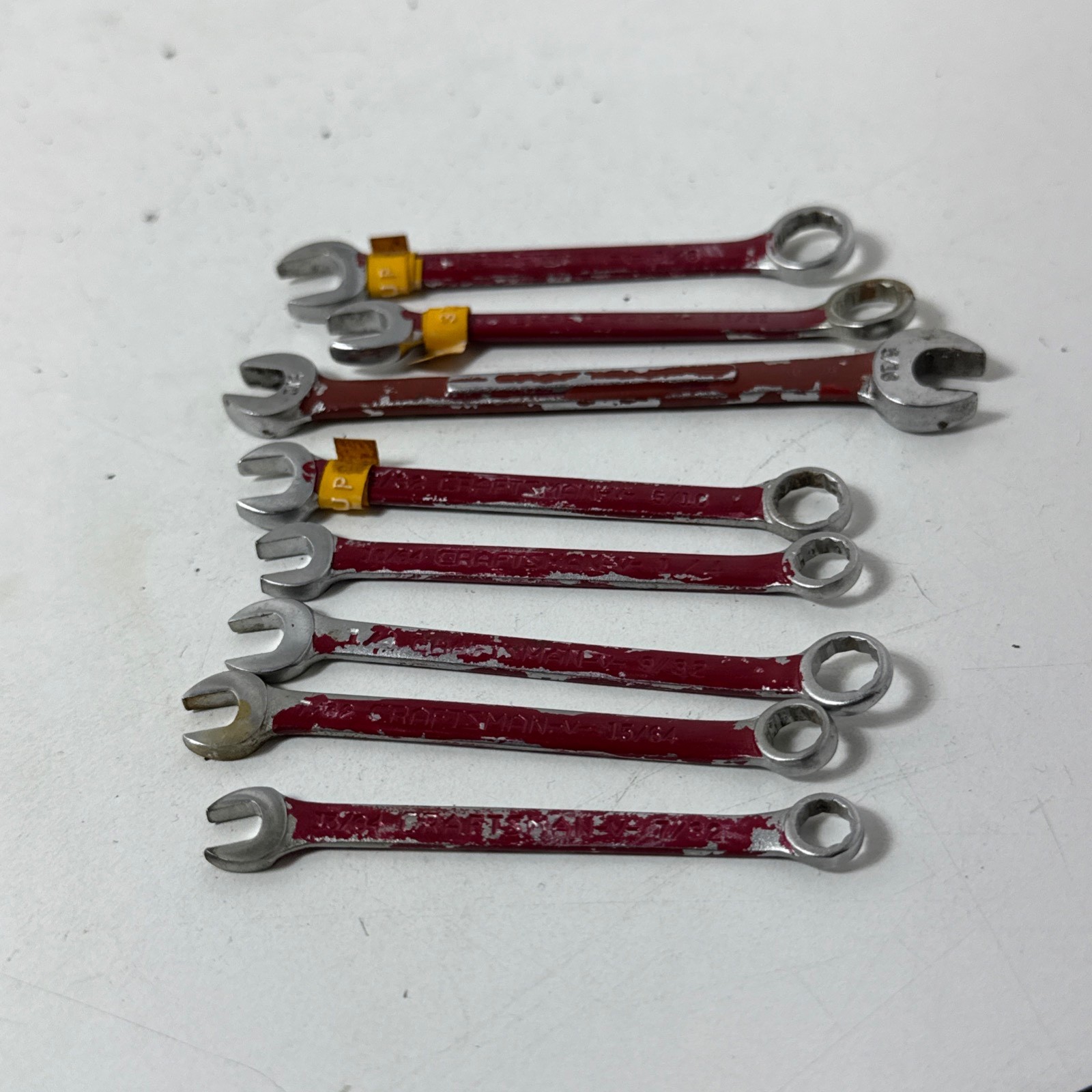 craftsman 13/64 -3/8 wrench lot small lot of 8 total. painted