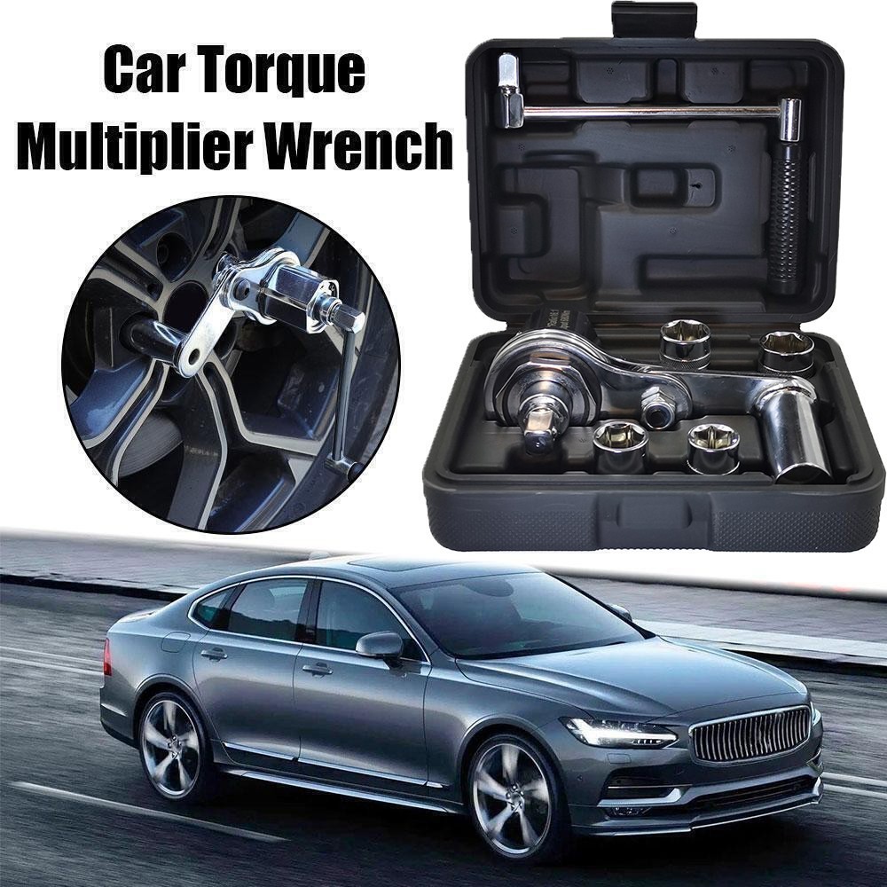 1/2″ Torsion Torque Multiplier Wrench – Lug Nut Remover for 17, 19, 21, 22 Tires