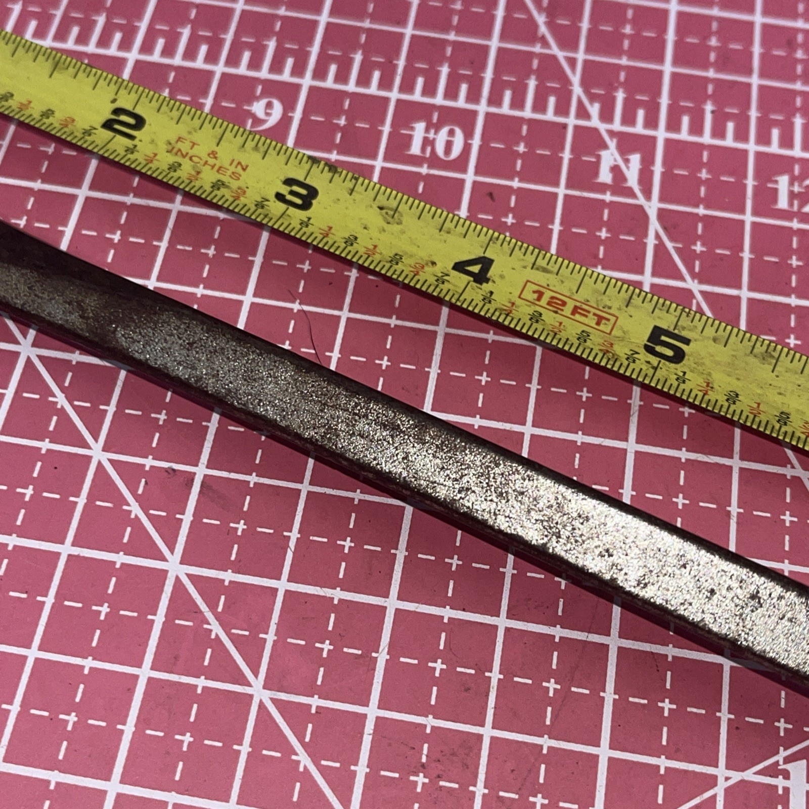 Vintage Klein USA 19432 Screwdriver 12 In Long 3/8 In Cabinet Tip Square Shank