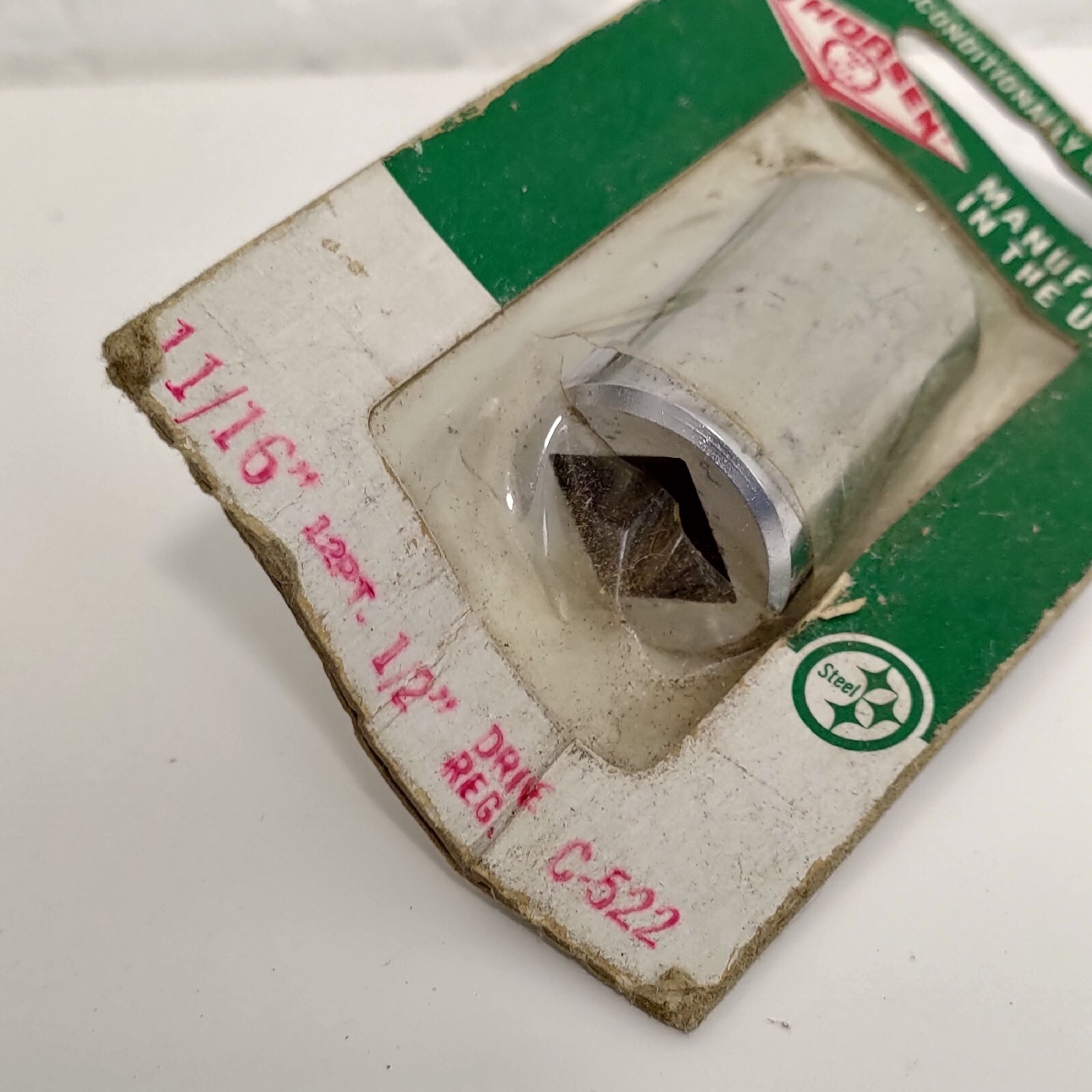 NEW Thorsen 522 11/16″ 12pt 1/2″ Drive Socket
