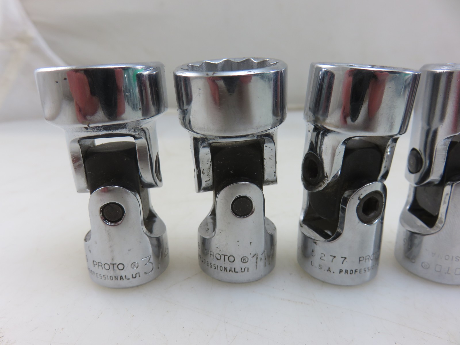 Proto Professional Swivel Universal Joint Socket Set 7pc 3/8″ Dr. 3/8″-3/4″ USA