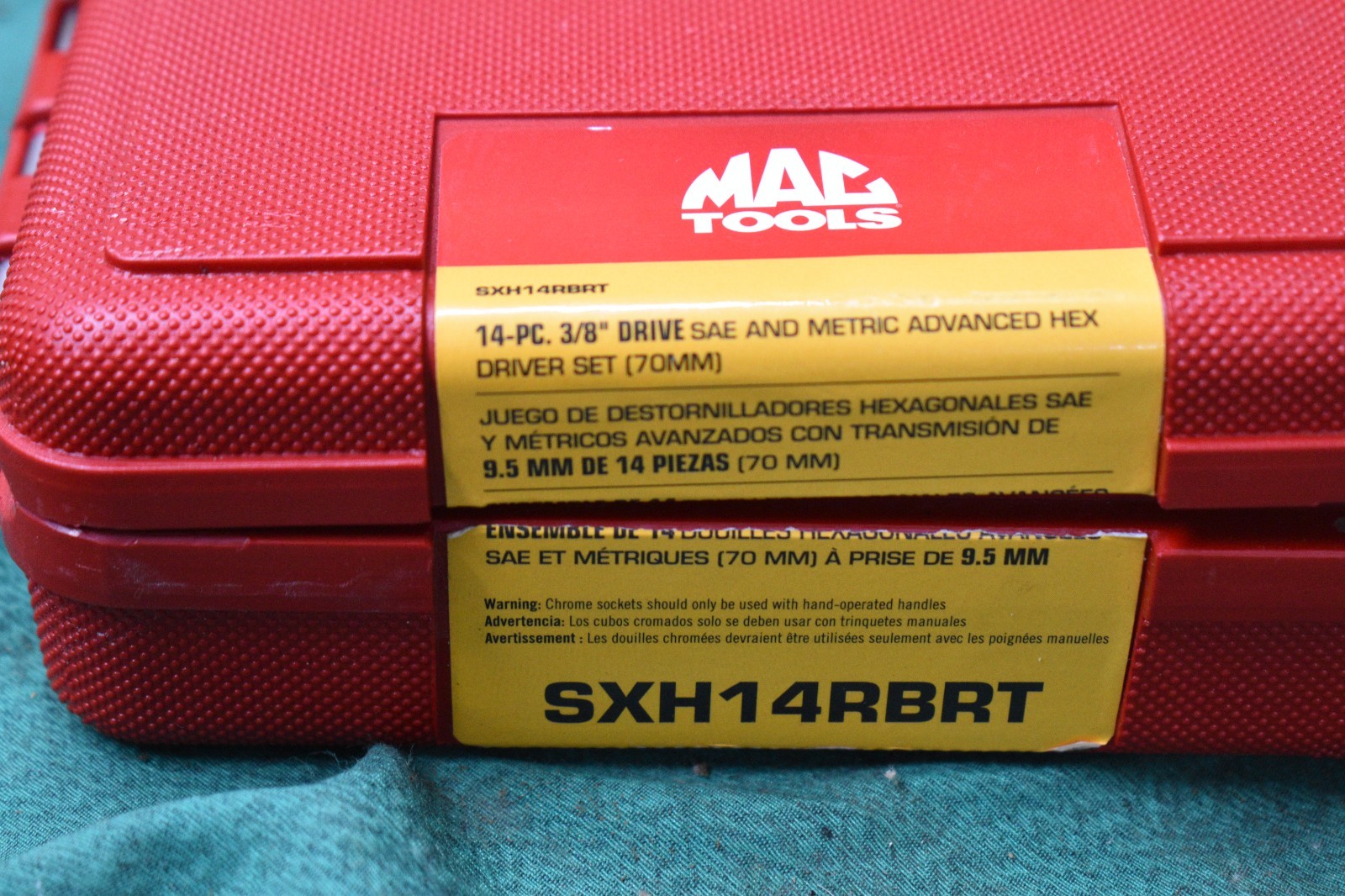 Mac Tools SXH14RBRT 14-PC. 3/8″ Drive Combination R.B.R.T. Hex Driver Set