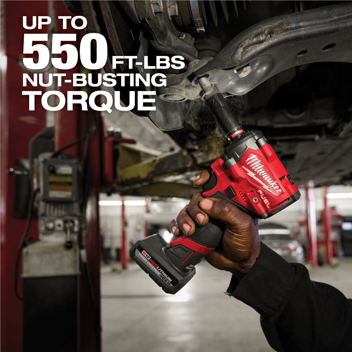Milwaukee Tool M12 FUEL Stubby 3/8 Inch Impact Wrench Kit