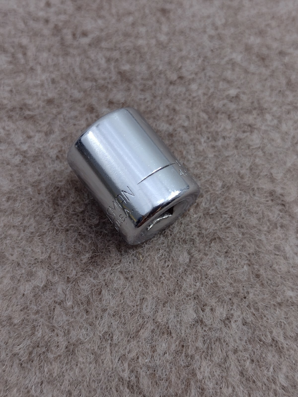 Vintage USA Craftsman 1/2″ Socket 1/4″ Drive 6pt Shallow Well 43499 -EE- Series