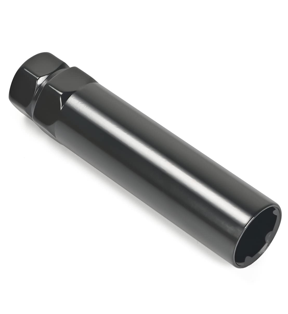 AUTOPTIM 6 Spline Lug Nuts Socket Key – 17mm Hex for 6 Spline, Black