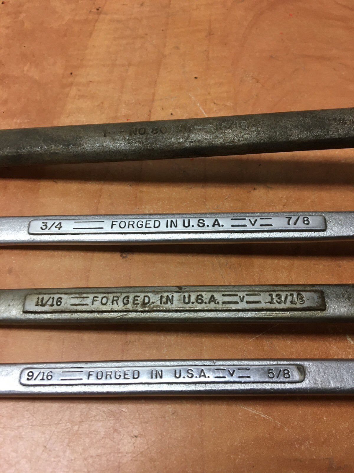 Vintage Craftsman USA Double Box End SAE =V= & Williams Superrench 9/16 to 1″