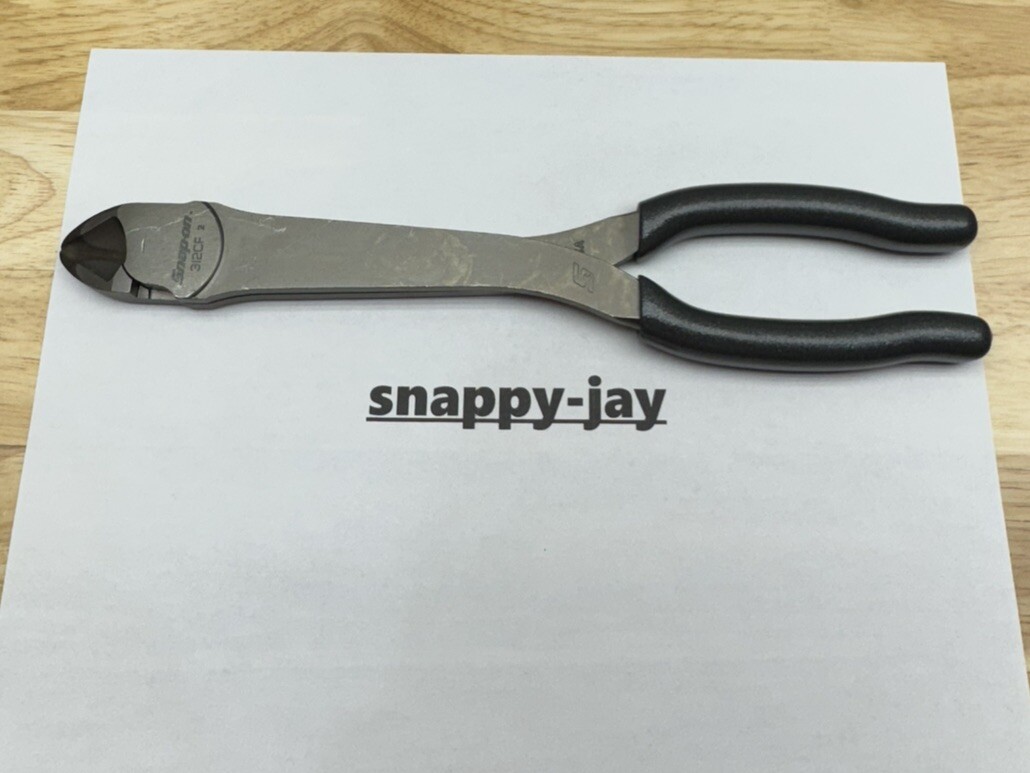 Snap-on Tools USA NEW DARK TITANIUM 11″ Heavy Duty Diagonal Cutters 312CFDT