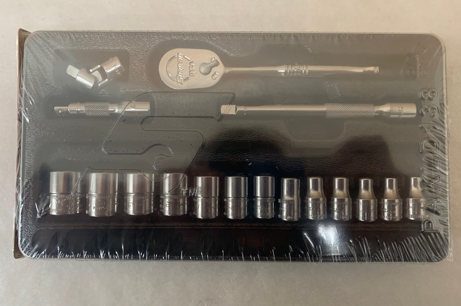 Snap On 17pc 1/4″ Drive 6-Point Metric General Service Set (117TMM)