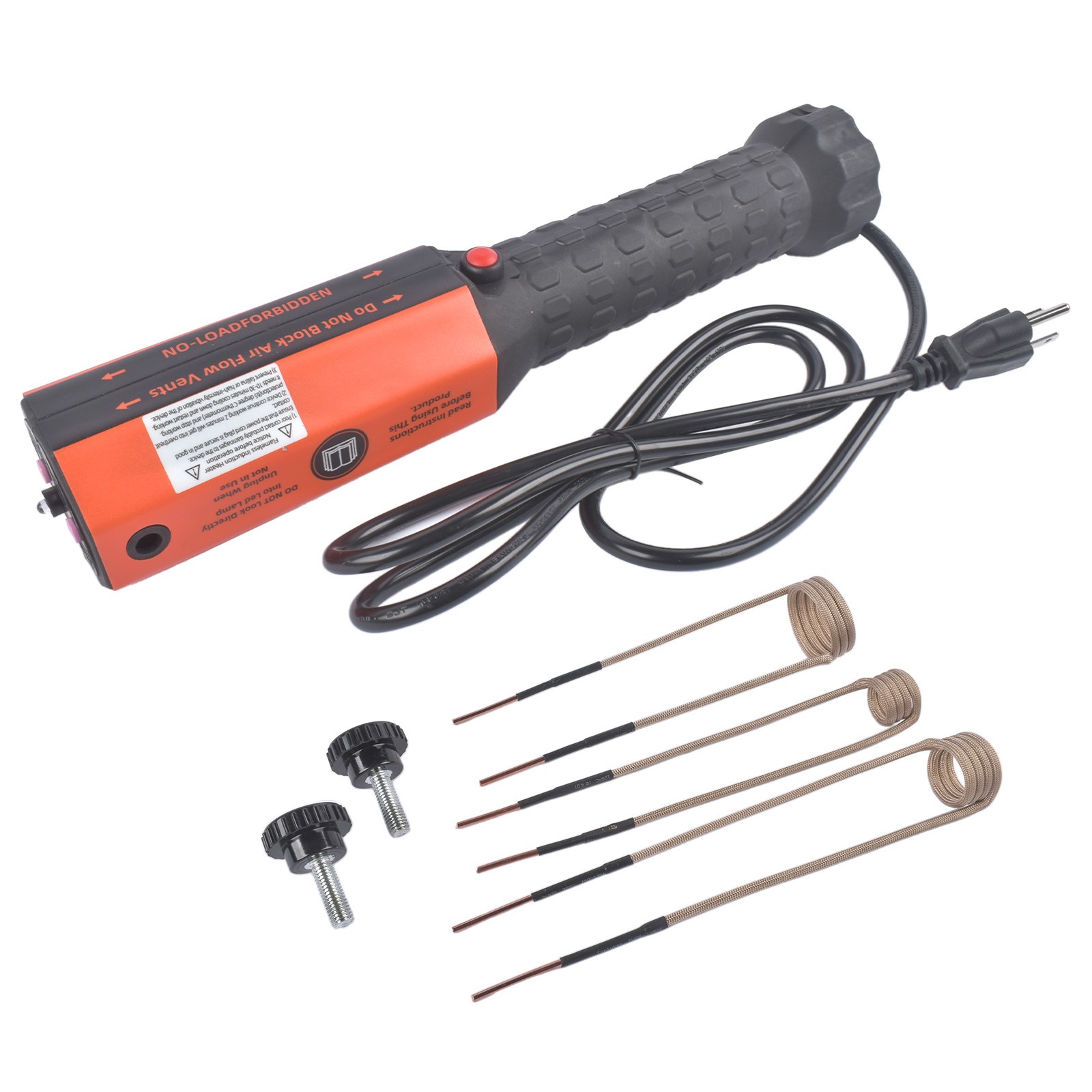 Induction Heater Bolt Removal, 1100W/1200W 110V Magnetic Flameless Heat +3 Coils