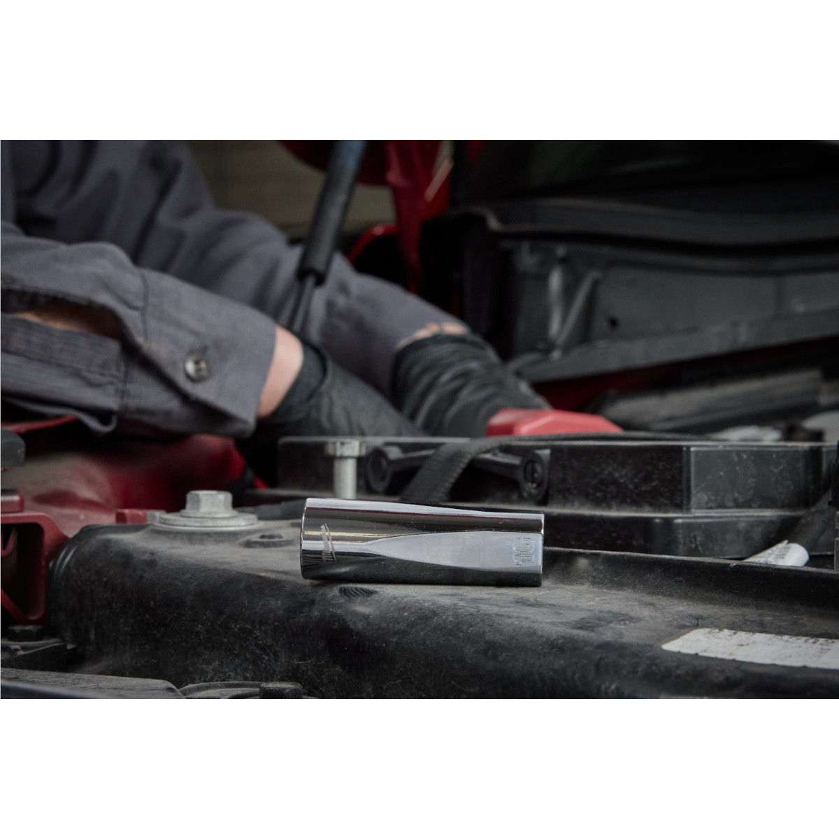 Milwaukee Tool 12pc 3/8 inch Drive 12-Point Metric Socket Set