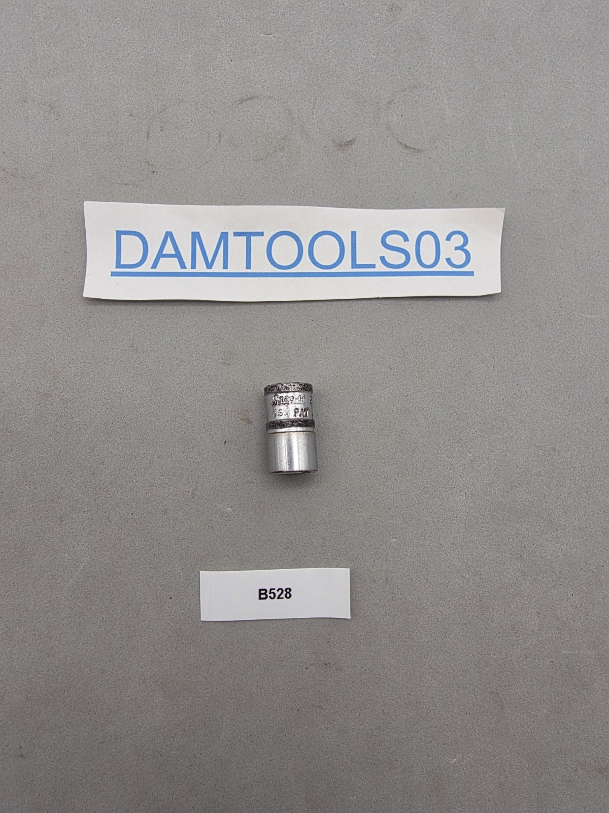 Snap On Tools 1/4″ Drive 9MM 6 Point Metric Shallow Chrome Socket TMM9 USA