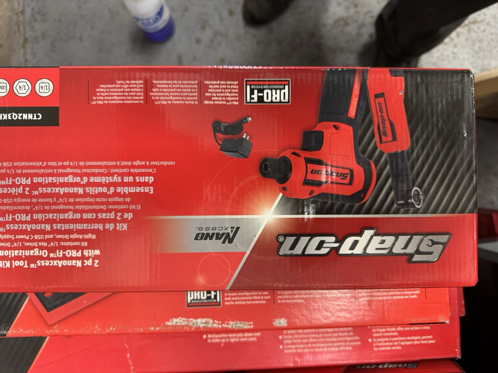 NEW Snap On Tools CTNN2Q3KF Nano/Axcess Tool Kit Red Foam ONLY!