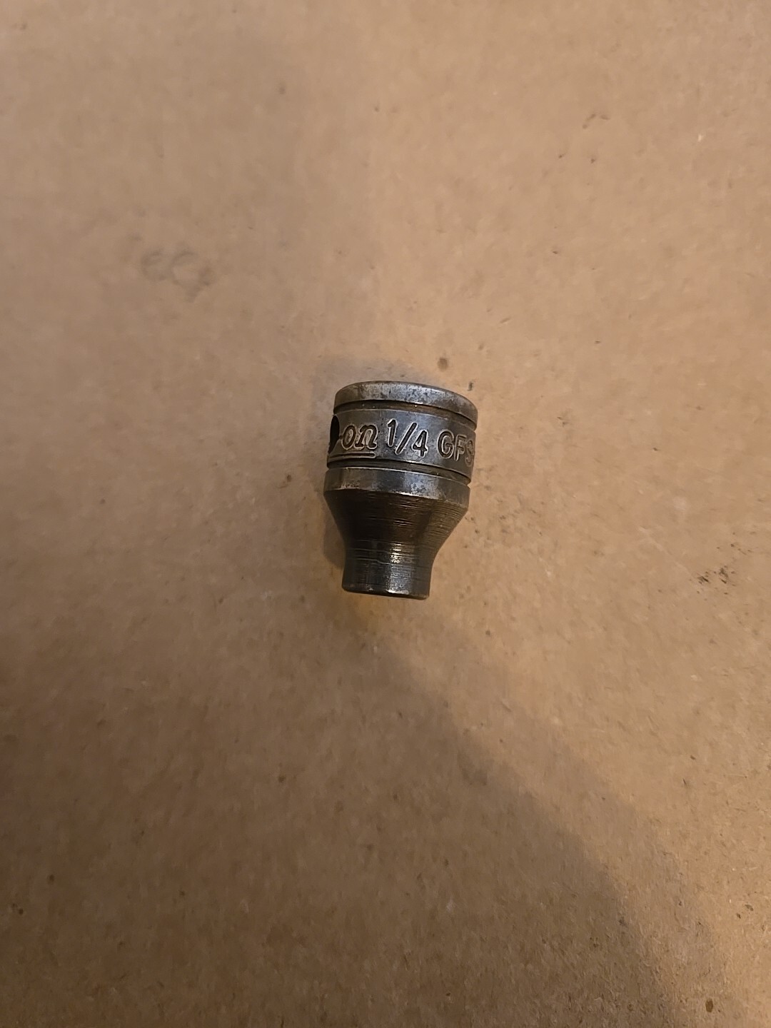 Snap On 3/8″ Drive 1/4″ 6PT Shallow Industrial Finish Socket GFS-081