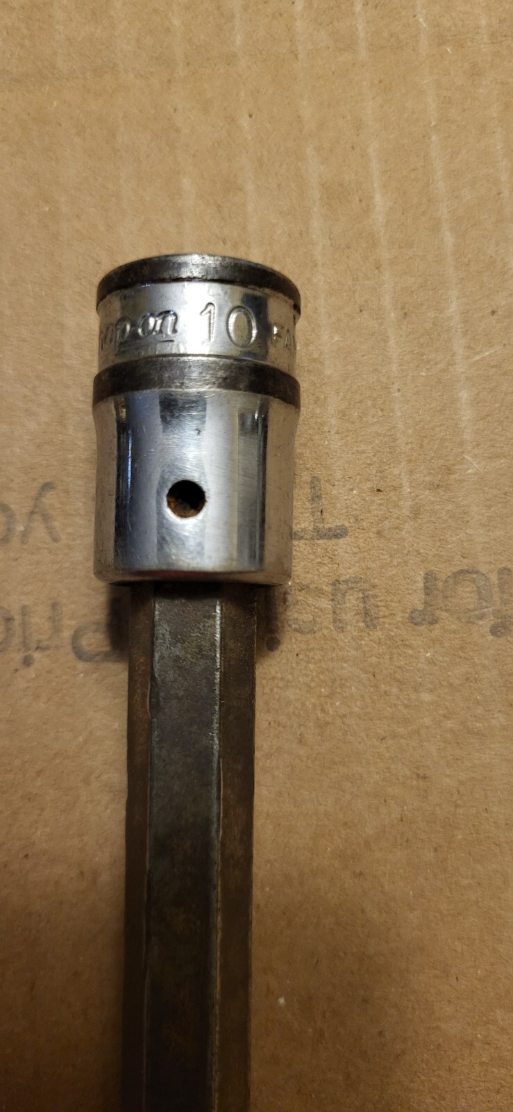 Snap-On Tools FAML10 LONG Hex Bit Socket Driver – 10mm Hex – 3/8″ Drive – USA