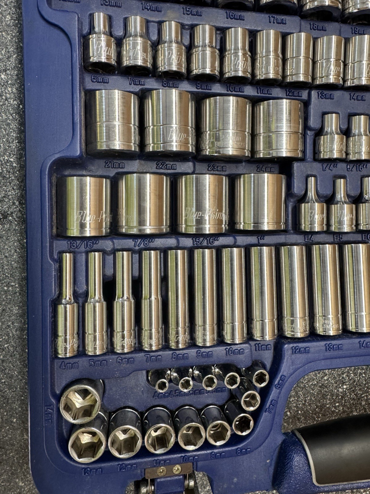 Blue Point BLPGSSC155 155 pc Combination Drive SAE / Metric General Service Set