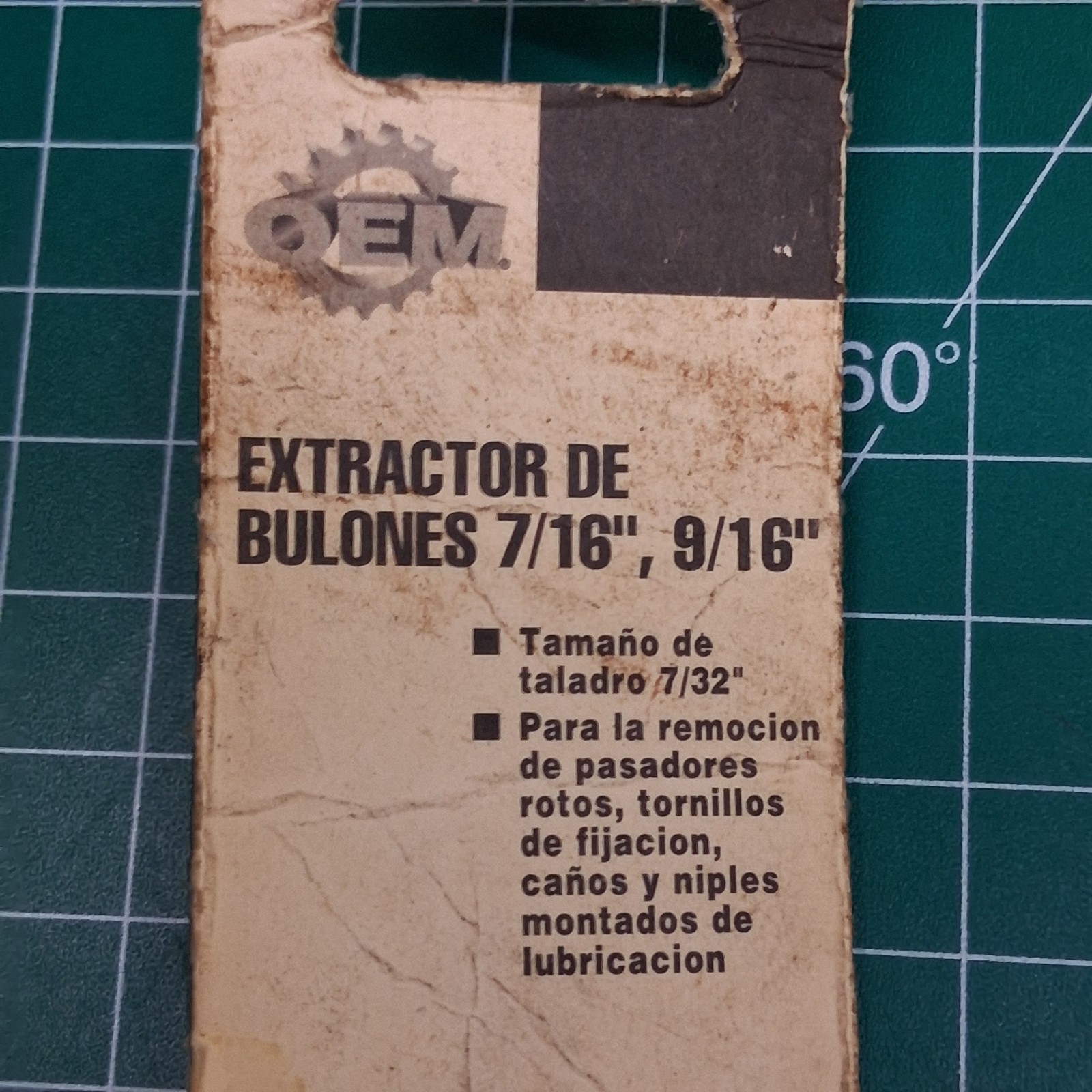 Vintage OEM Tools 7/16″ Spiral Fluted Twist Bolt Screw Extractor Bit