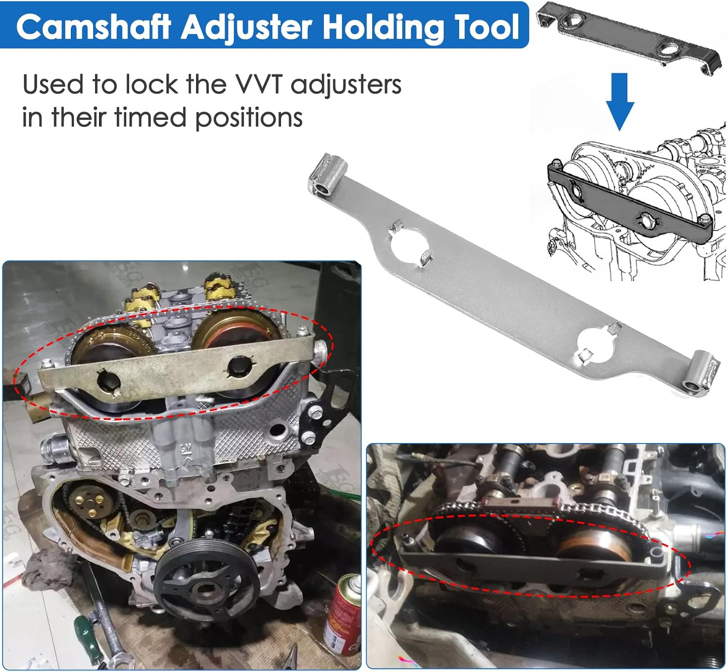 Engine Camshaft Timing Tool for Buick GM 2.0T 2.4 GL8 Opel Chevrolet 48953