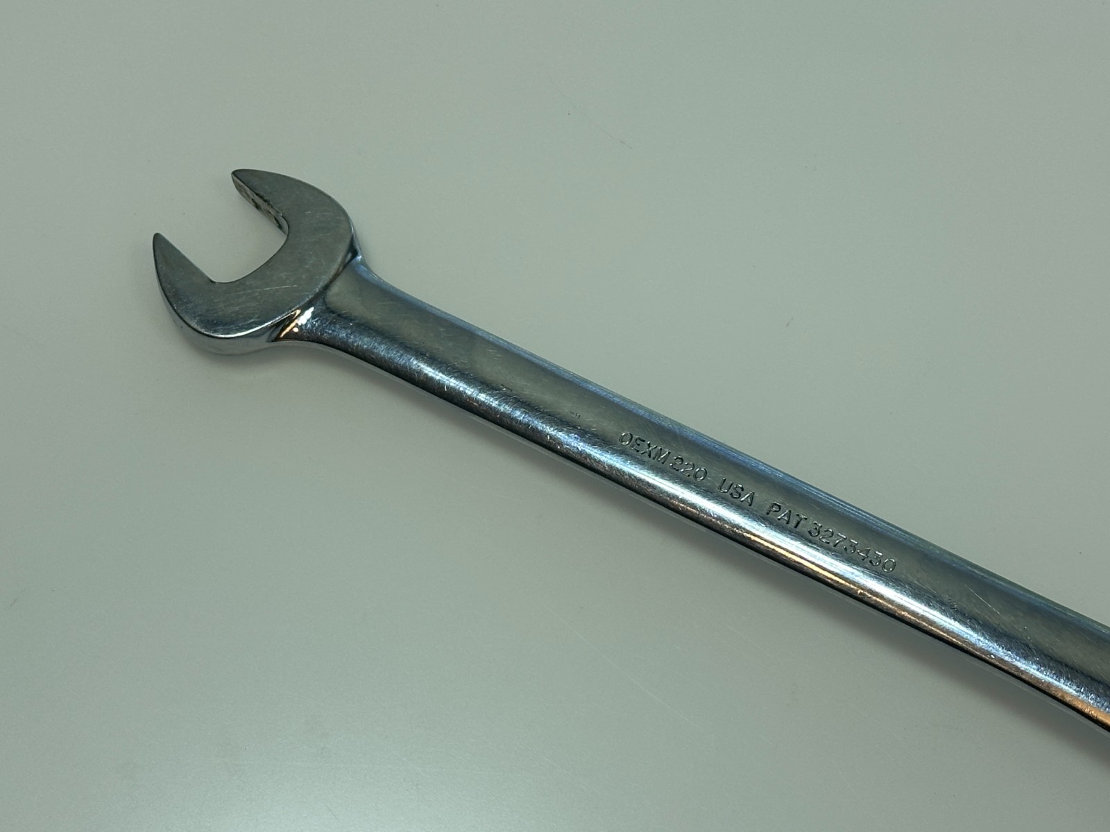 🇺🇸 Snap-on Tools USA 0EXM220 Metric 22mm Chrome Combination Wrench, 12 Point