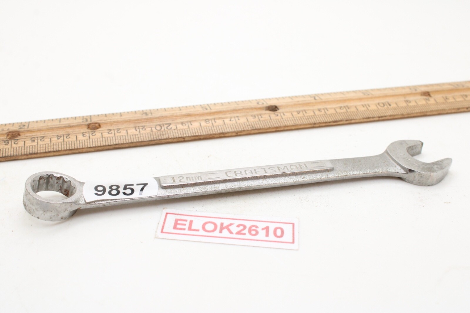 Craftsman -V^-42916 12mm 12 Point Metric Combination Wrench USA