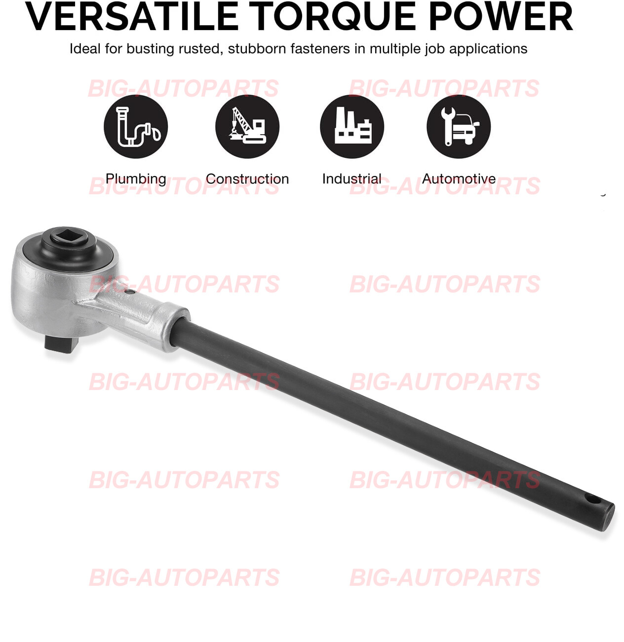 Professional 1/2″ Drive Torque Wrench 1000lb-ft Torque Multiplier Wrench Kit NEW