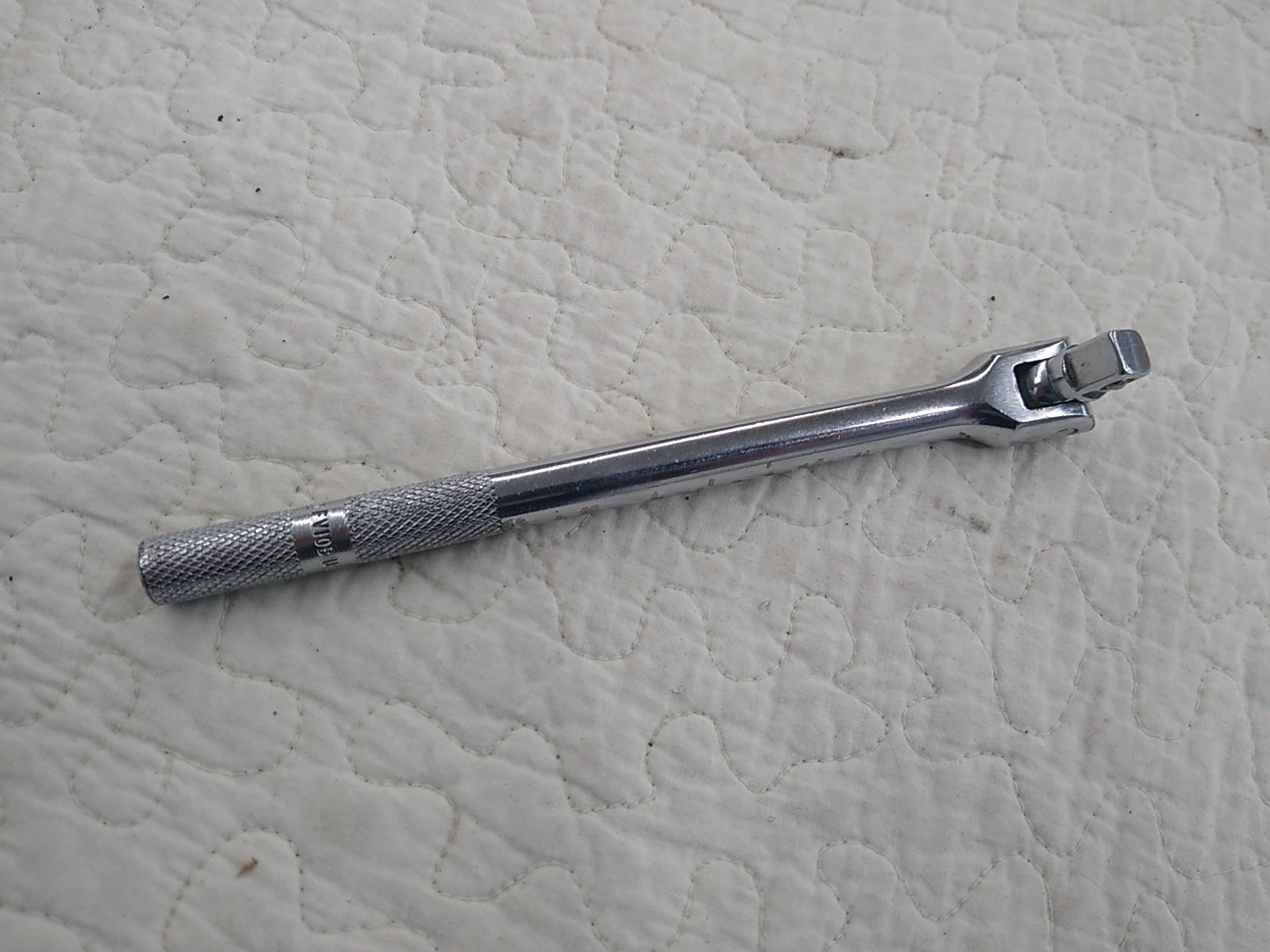 Snap-on FV10B 3/8″ Drive 7-7/8″ Long Flex Head Breaker Bar USA Made Vintage