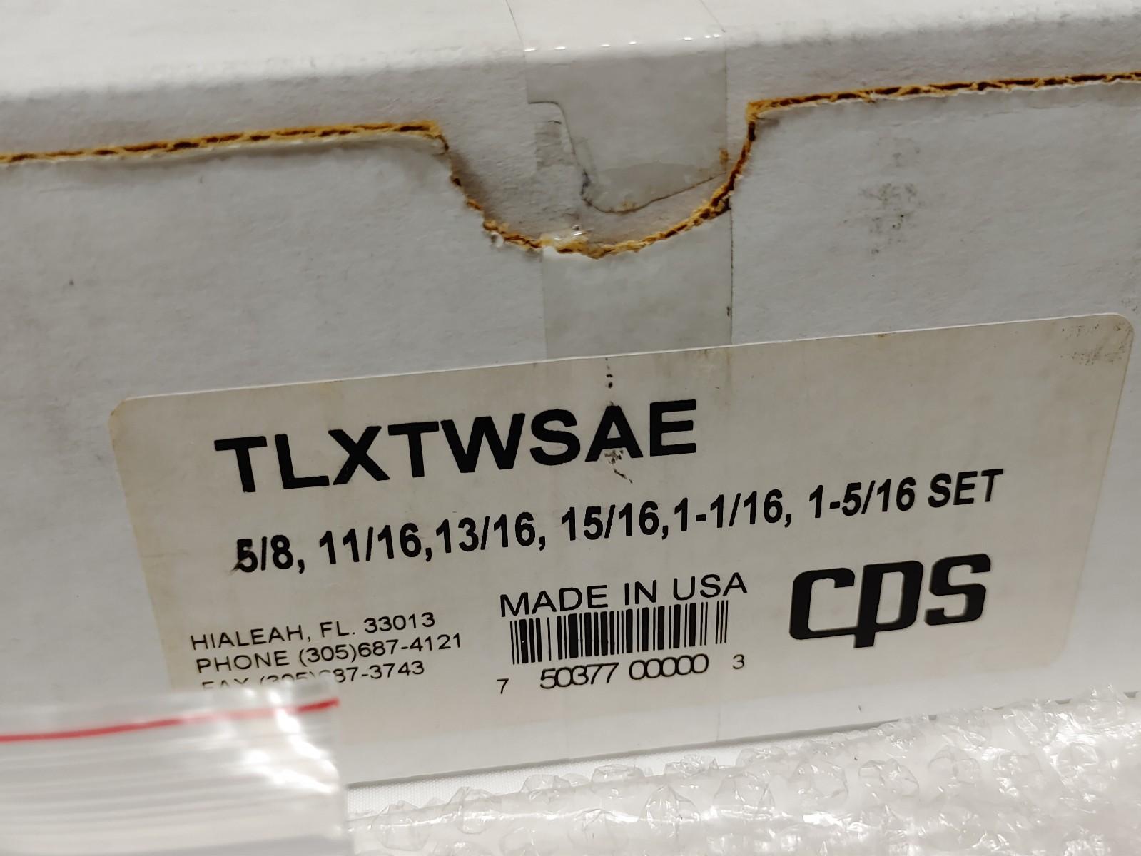 CPS TLXTWSAE 5/8,11/16,13/16,15/16,1-1/16,1-5/16 MultiHead Torque Wrench Set
