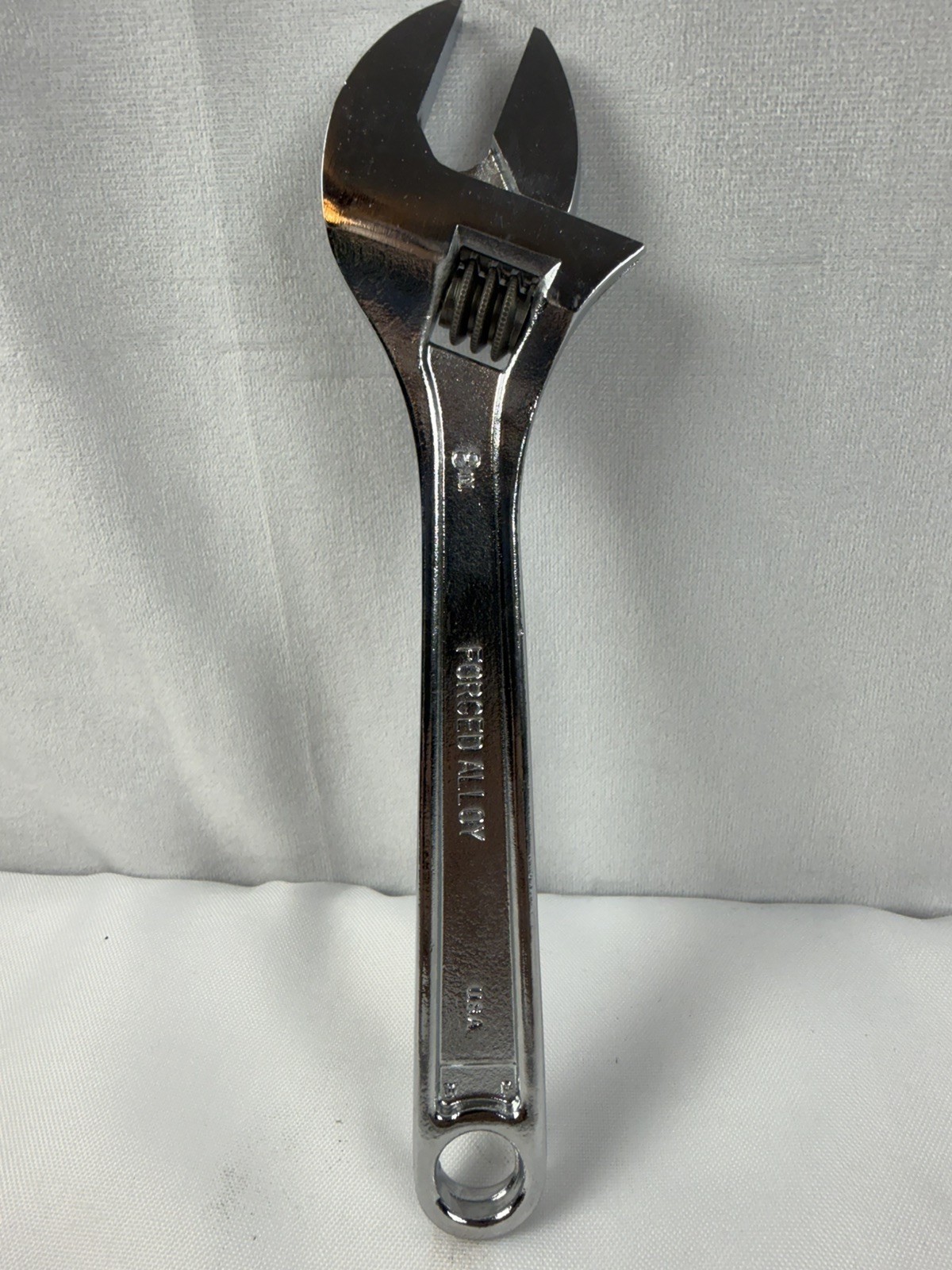 SK Hand Tools 8008 8″ Adjustable Wrench 15/16” Jaw Capacity Ni Coating SK8008