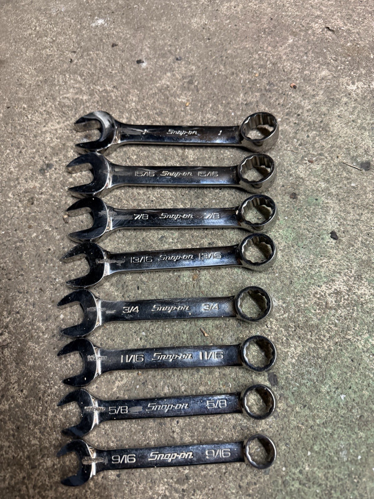 Snap On Set De 8pc OEX B 9/16-5/8-11/16-3/4-13/16-7/8-15/16-1”