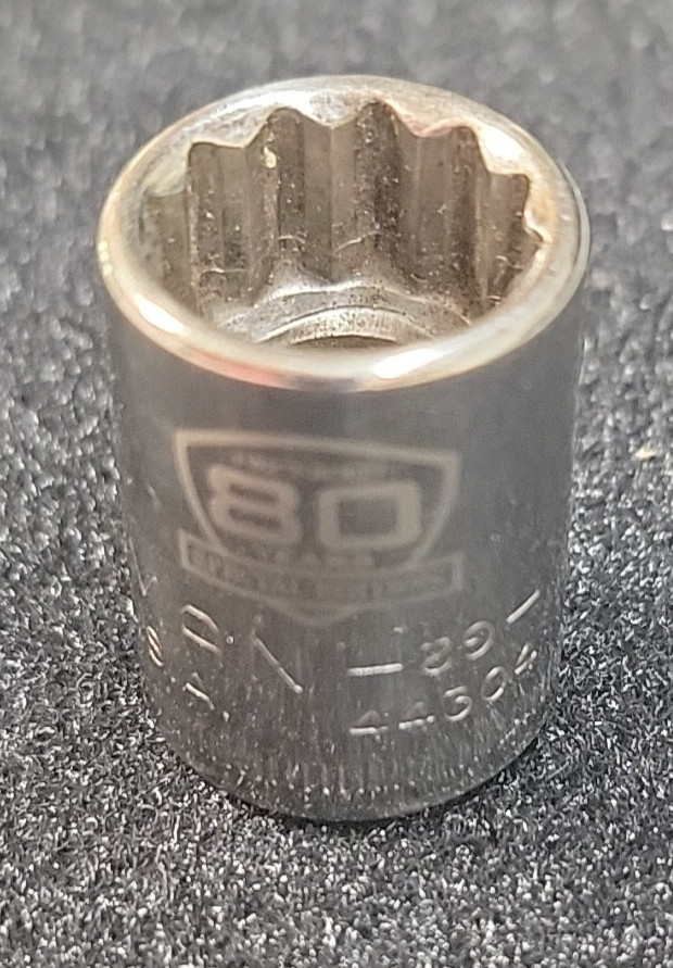 Craftsman Tools 13mm 3/8″ Drive Shallow Socket 80 Years Special Edition 44304