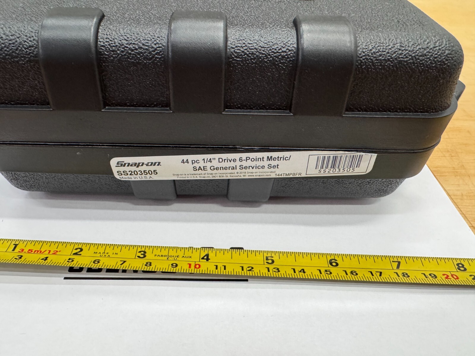 Snap-on Tools NEW 44pc 1/4″ Drive General Service Set CASE & FOAM ONLY 144TMPBFR
