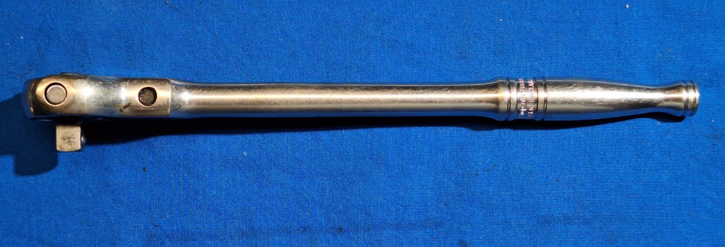 1987 Snap-On F748 10″ long swivel head 3/8″ drive ratchet