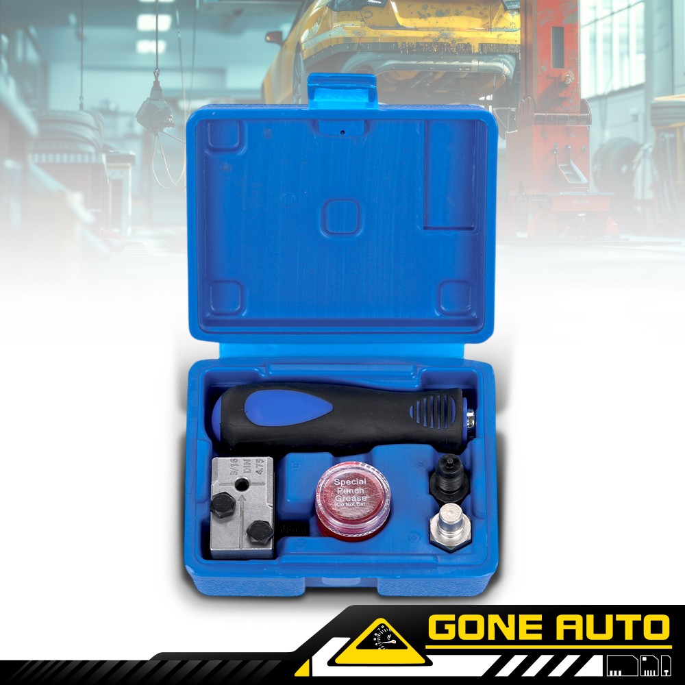 Universal Handheld Car 3/16» Single Flare W/Storage Brake Line Flaring Tool Kit