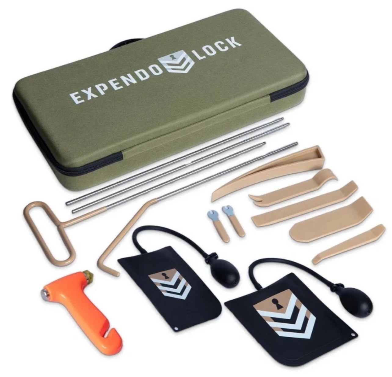 Expendo Lockout Jimmy Car Tool Kit Duty J-Hook Puller & Automotive Repair Tools