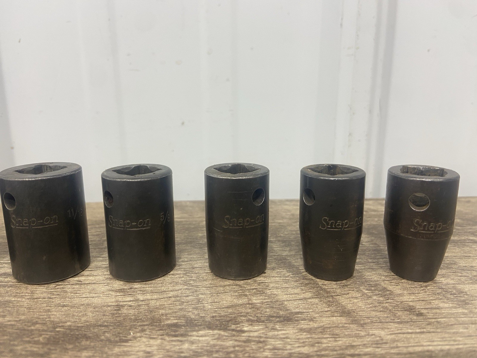 Snap-on SET 9 pc 6 point 1/2″ Dr IM320-IM120A Shallow Impact Socket Set