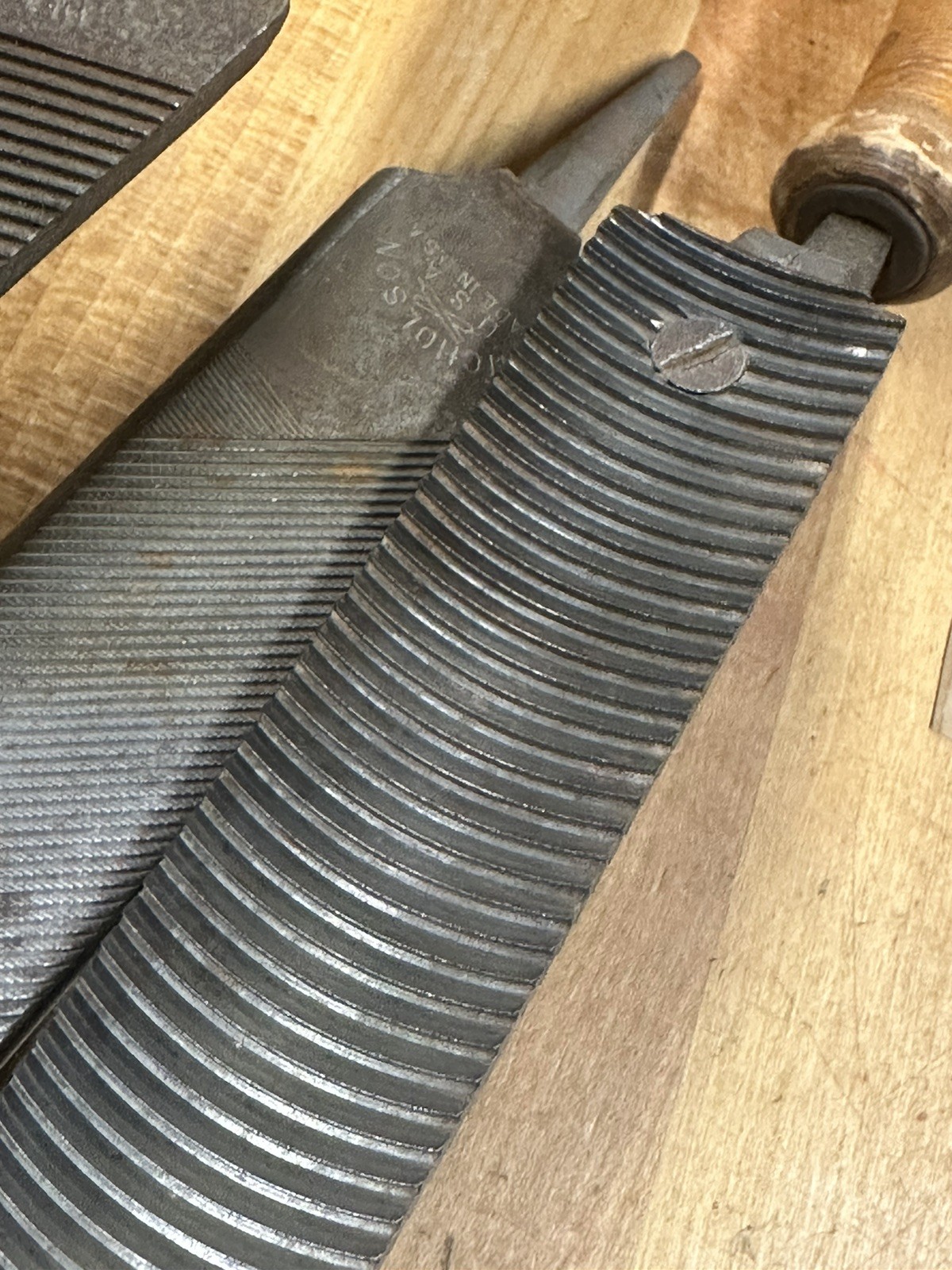 (4) Lot Nicholson Heller USA Bodifile 14”auto body Tool file lot Dent Ding Rasp