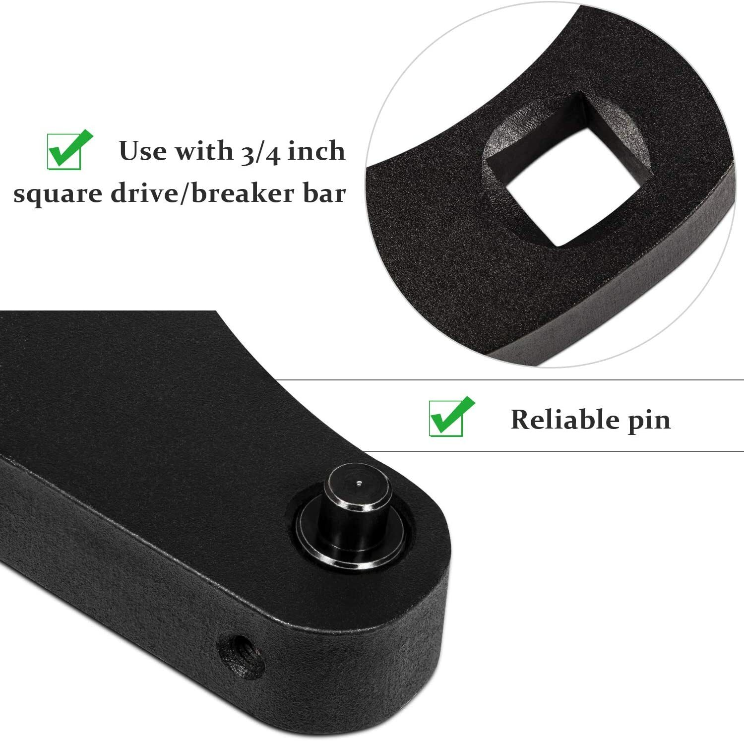 1266 Adjustable Gland Nut Wrench for Hydraulic Cylinders on Skid Steer Loaders