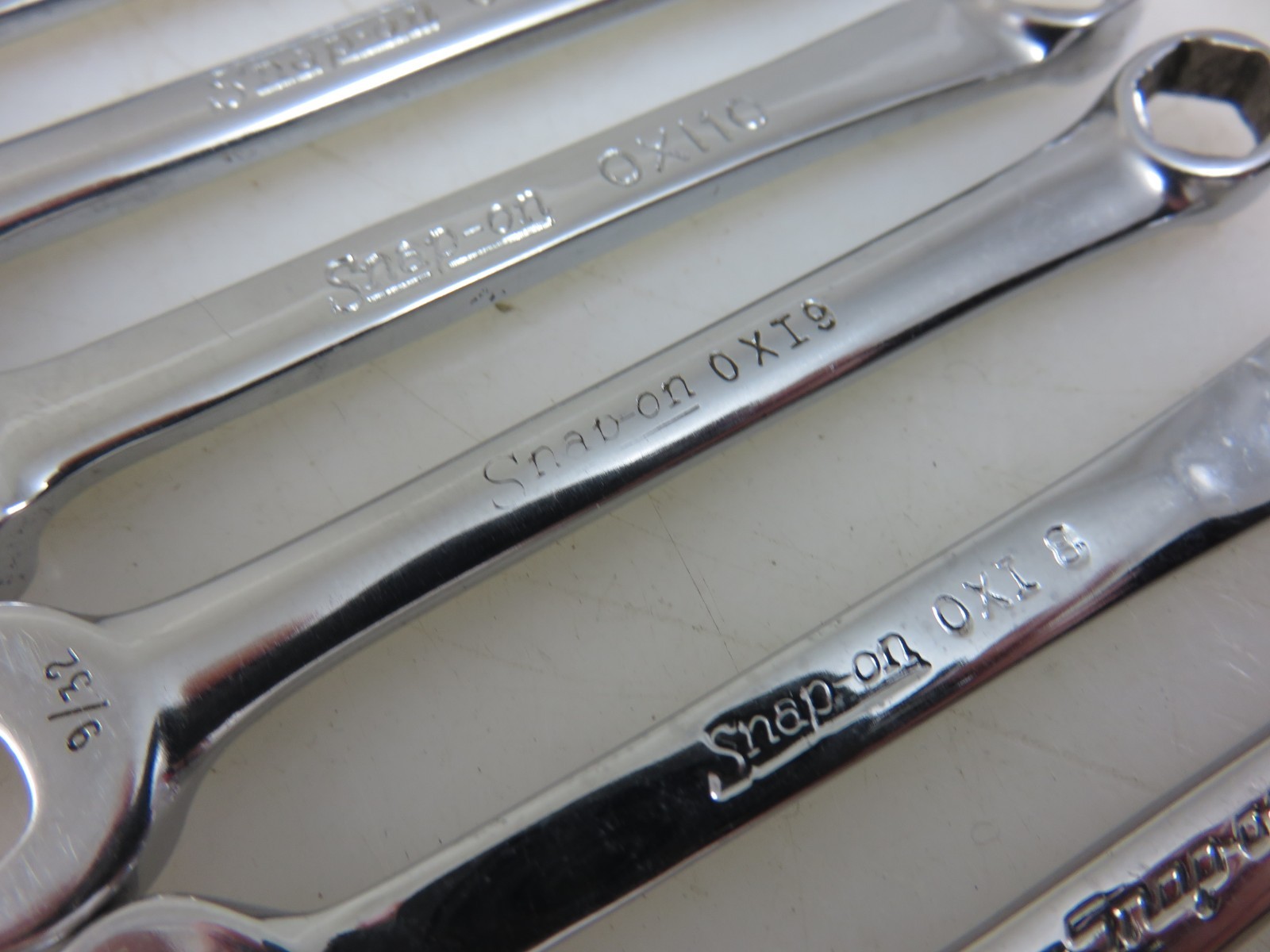 Snap-On OXI709SBK Ignition Combination Wrench 8pc Set + Pouch 5/32″-3/8″ NO 1/8″