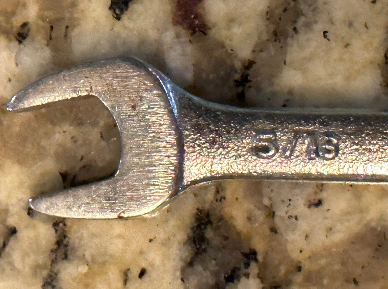 Vintage Showa 9/16 In X 5/8 In SAE Open End Wrench Japan