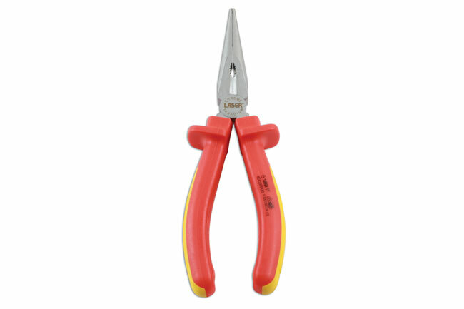 Laser 7469 Insulated Long Nose Pliers 1000v 200mm